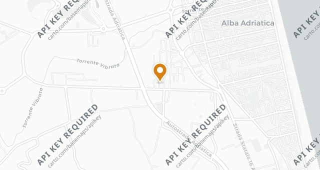 Map showing Da Gianfranco
