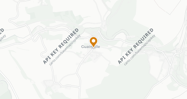 Map showing Les Chemins @ Domaine Primard