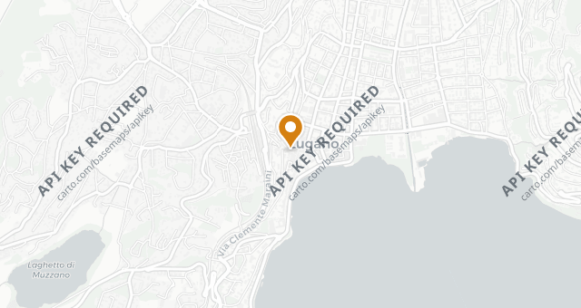 Map showing Luganodante Hotel