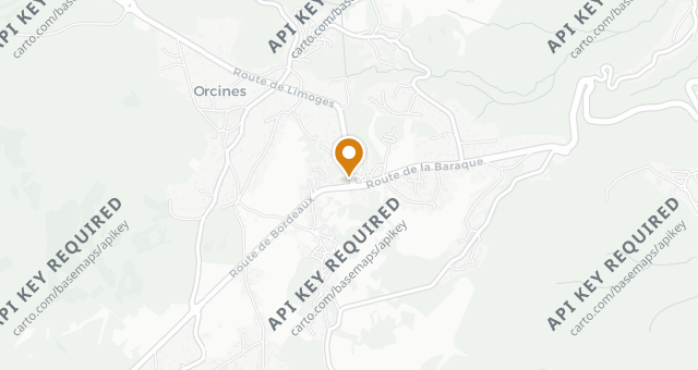 Map showing Auberge de la Baraque