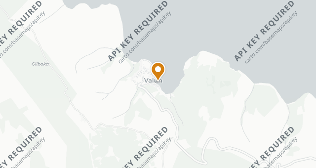 Map showing Na moru
