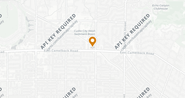Map showing Vincent Guerithault on Camelback