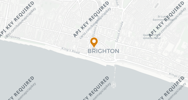 Map showing Burnt Orange