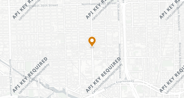 Map showing Hometown Barbecue Miami