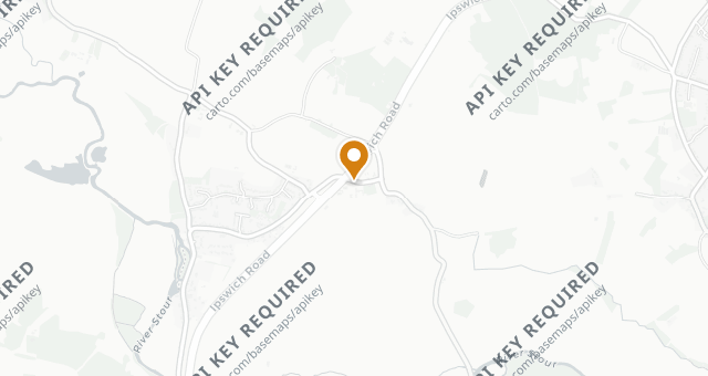 Map showing Hall Farm Café