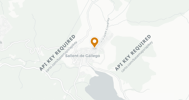 Map showing Cambium Pirineos