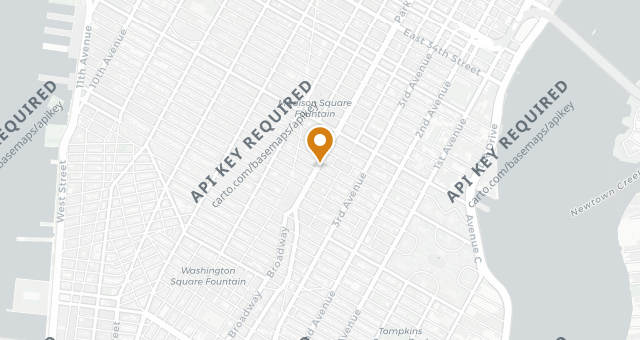 Map showing Union Square Cafe