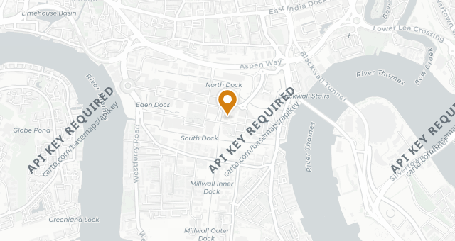 Map showing Hawksmoor Wood Wharf