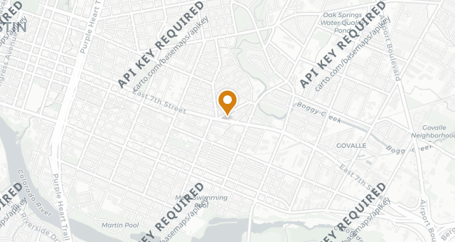 Map showing Joe's Bakery & Coffee Shop