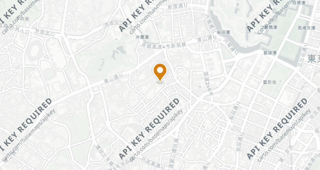 Map showing Canton Meisai Akasaka Rikyu