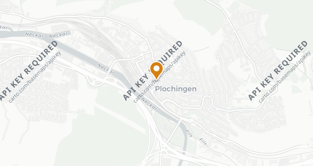 Map showing Gasthaus Cervus
