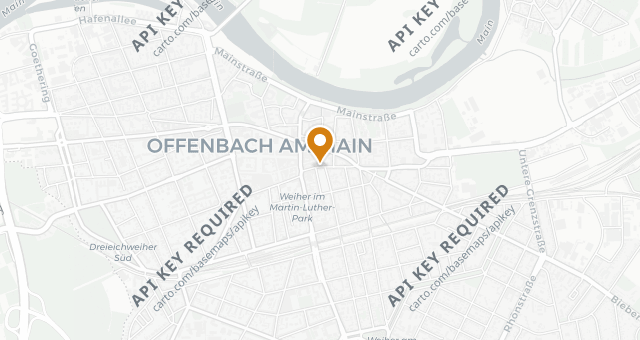 Map showing Markthaus am Wilhelmsplatz
