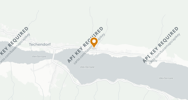 Map showing Strandhotel am Weissensee