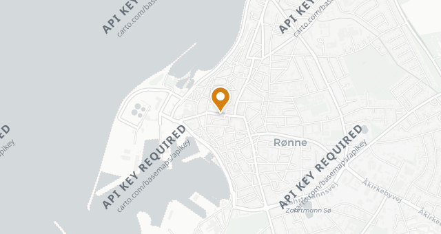 Map showing Det Røde Pakhus