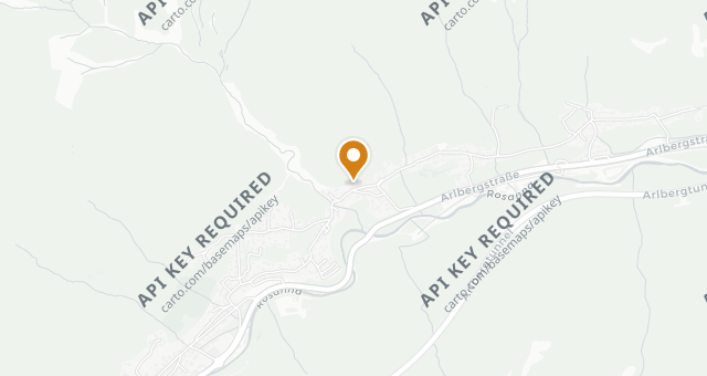 Map showing Alpin Gourmet Stube