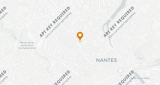 Map showing Les Cadets