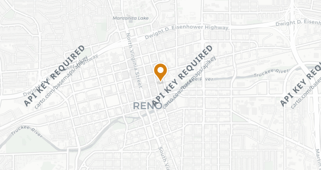 Map showing French Quarter Restaurant