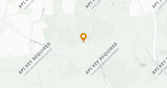 Map showing Ginger Fox