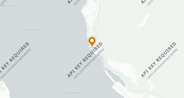 Map showing El Lago