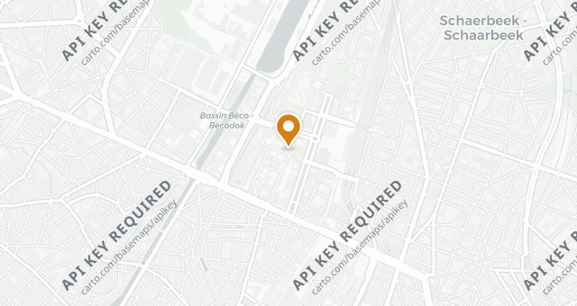 Map showing Chez Diallo