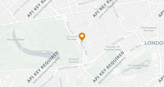 Map showing Alain Ducasse at The Dorchester