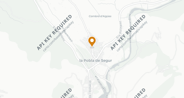 Map showing El Raier