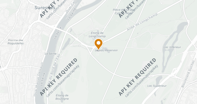 Map showing La Grande Cascade