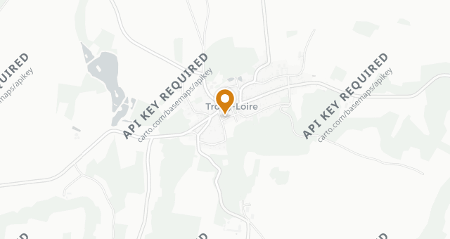 Map showing Auberge de la Grive