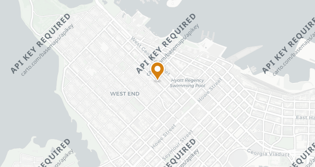 Map showing CinCin Ristorante + Bar