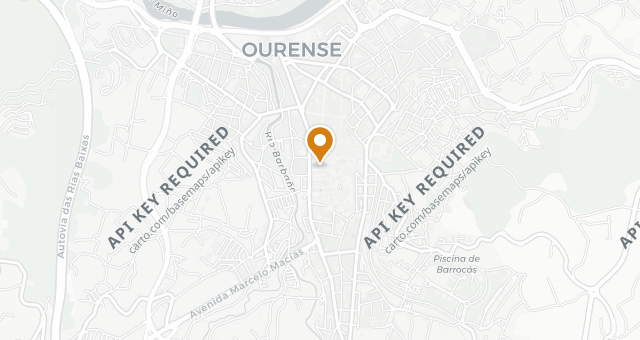 Map showing Miguel González