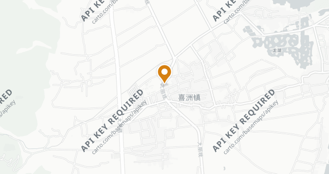 Map showing Xizhou Hall