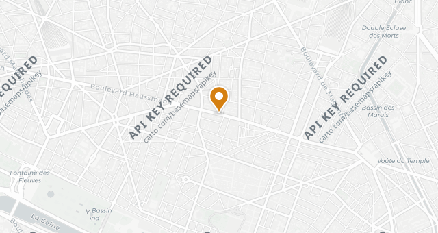 Map showing Restaurant des Grands Boulevards