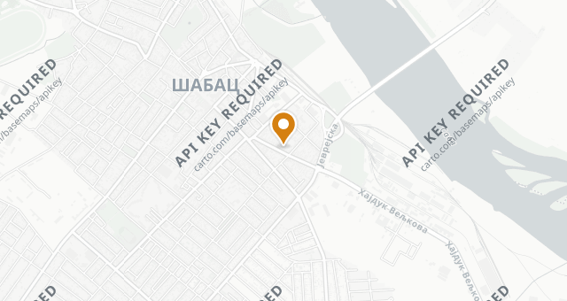 Map showing GRADSKA KAFANA