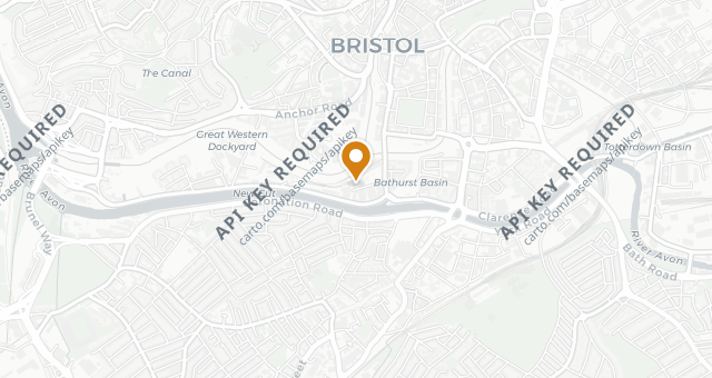 Map showing BOX-E