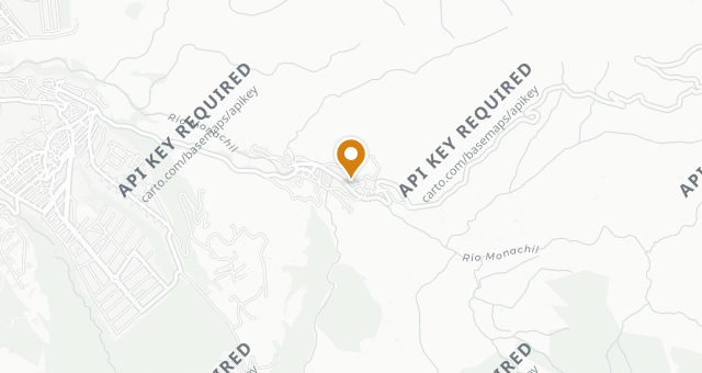 Map showing La Cantina de Diego