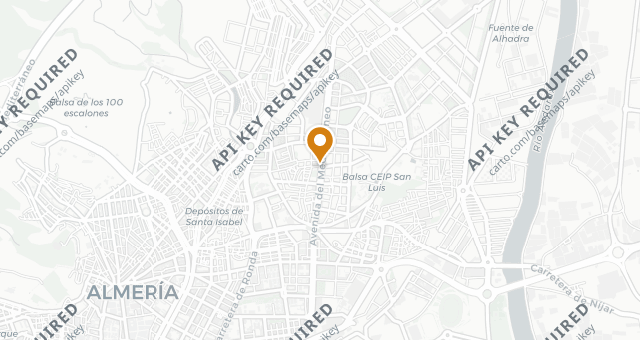 Map showing Tony García Espacio Gastronómico