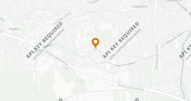 Map showing Restavracija Harfa