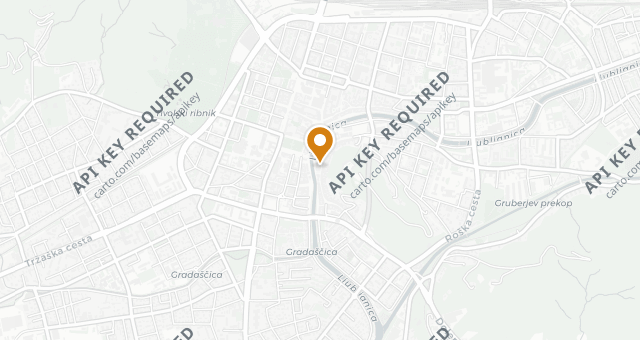 Map showing The Restaurant