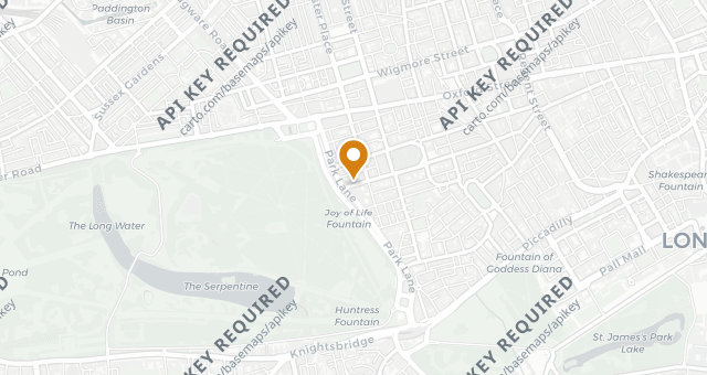 Map showing Corrigan's Mayfair