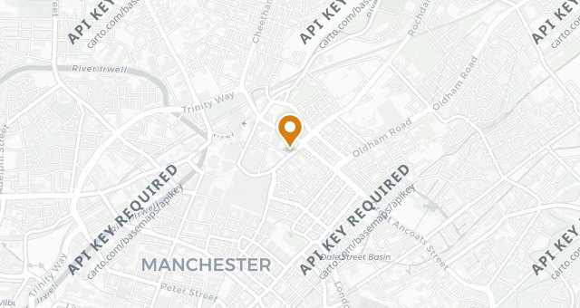 Map showing The Pasta Factory