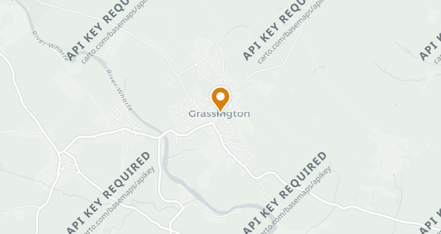 Map showing Grassington House
