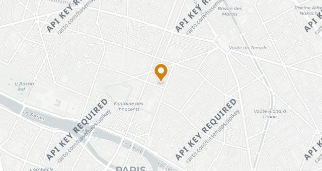 Map showing Chez Mamie