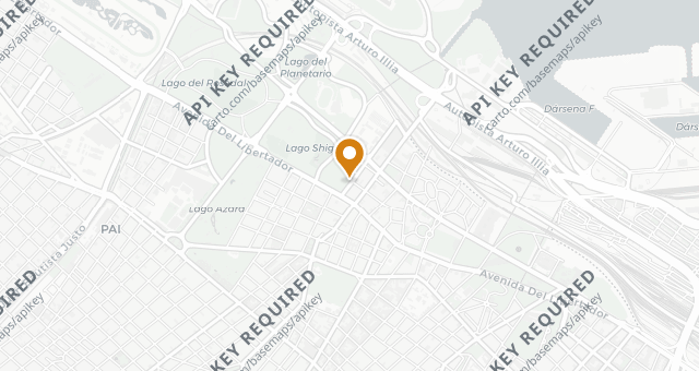 Map showing Casa Cavia