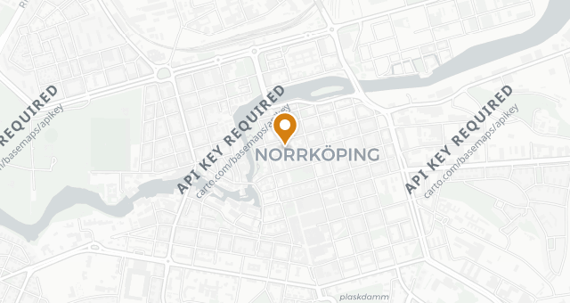 Map showing The Lamp Restaurant