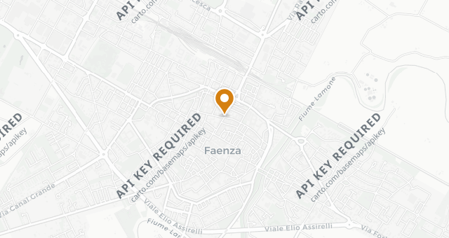 Map showing La Baita