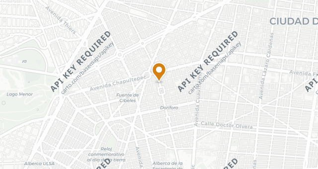 Map showing Pizzeria della Madonna