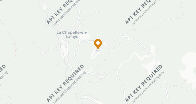 Map showing Le Clos Perché