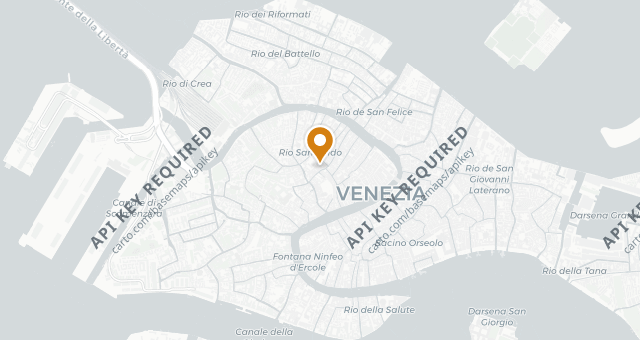 Map showing Osteria da Fiore