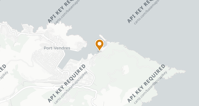 Map showing Le Poisson Rouge