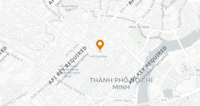 Map showing Bà Cô Lốc Cốc